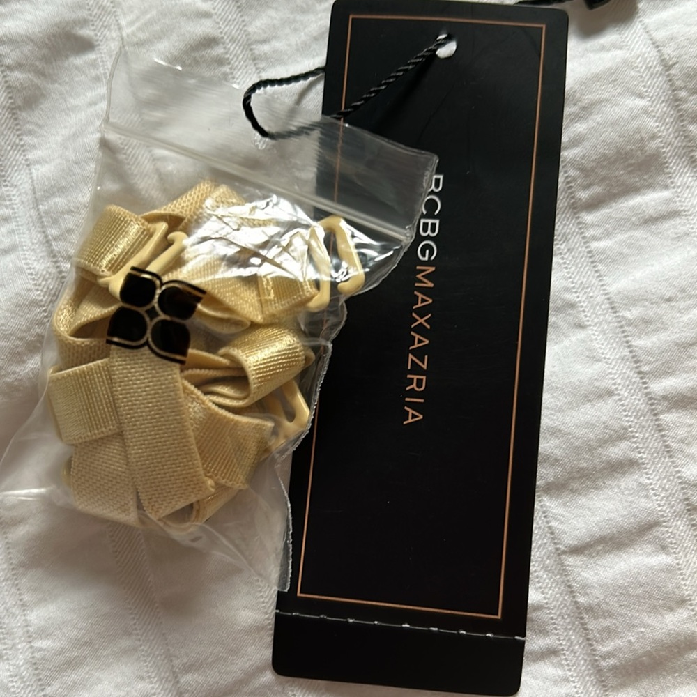 NWT Yellow/Gold Strapless Mini Dress Women’s 4 - Picture 4 of 5